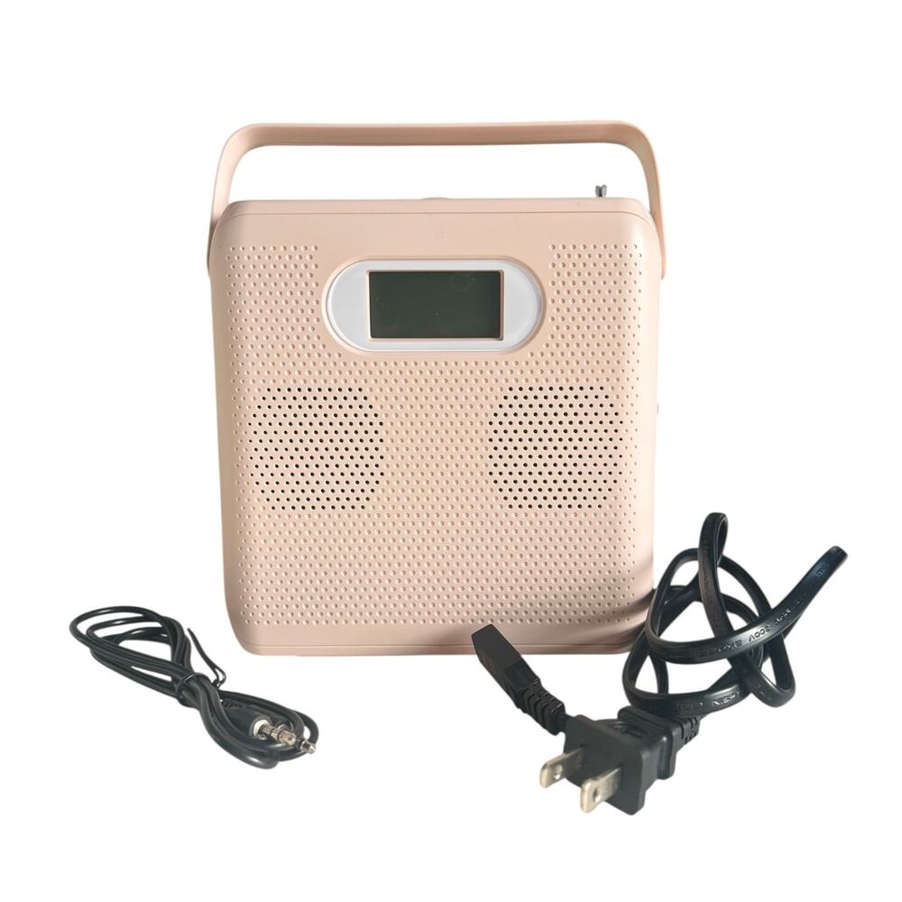 Portable CD Radio Player Aux Bluetooth FM MP3 Battery Operated